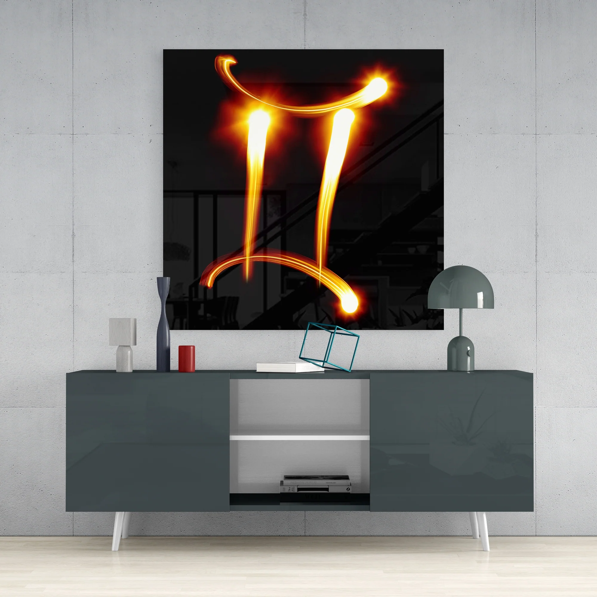 Horoscopes - Gemini Glass Wall Art - Image 4