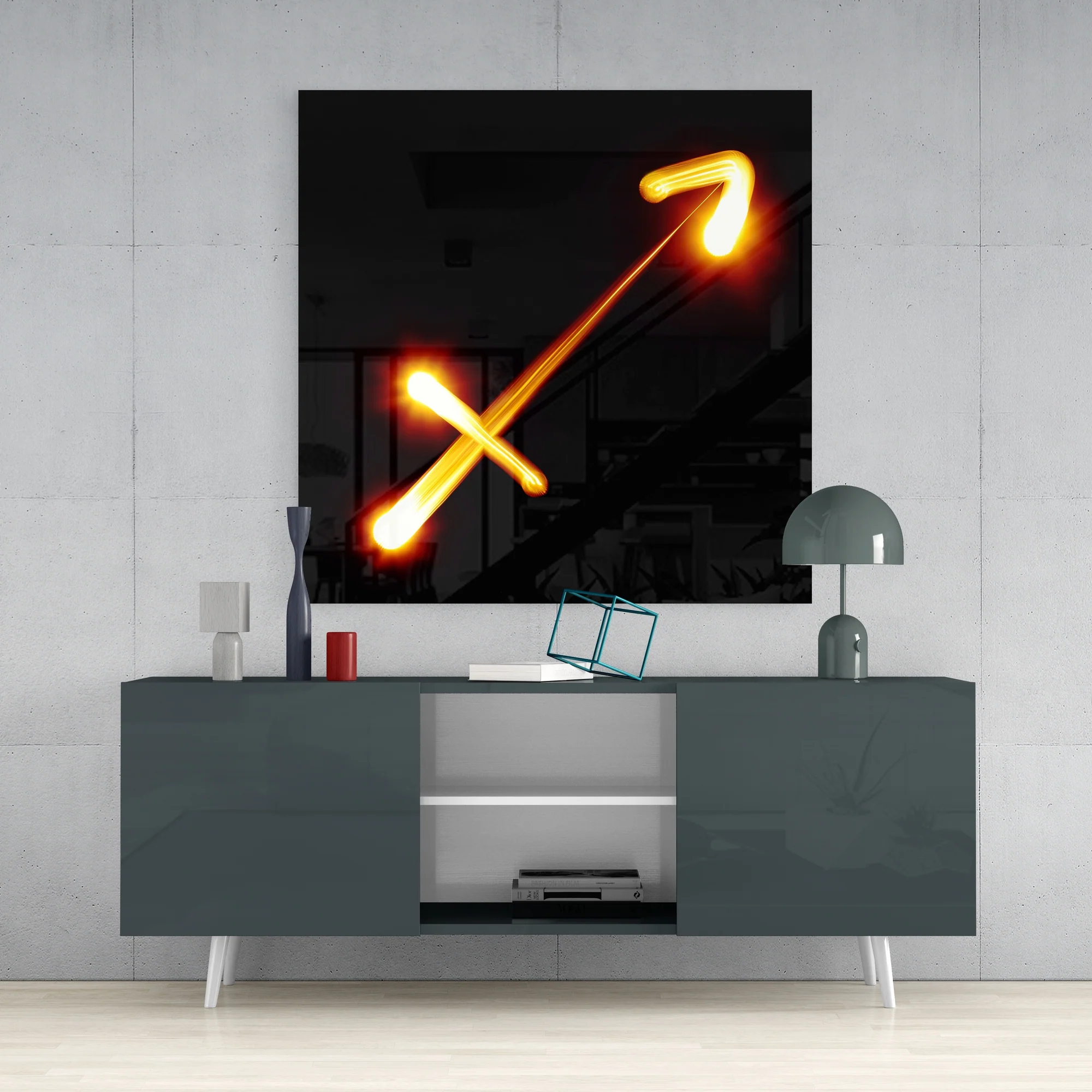 Horoscopes - Sagittarius Glass Wall Art - Image 4