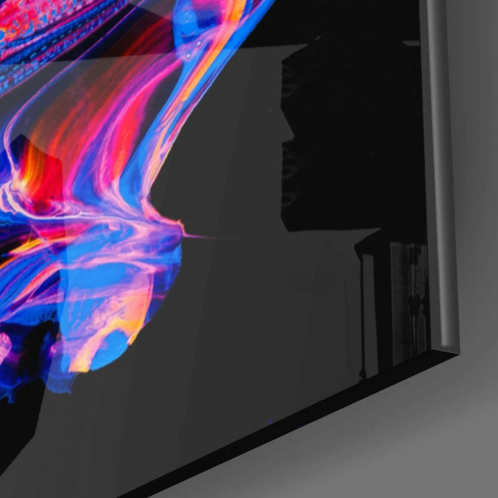 Dance of Colors Glass Wall Art - Image 3