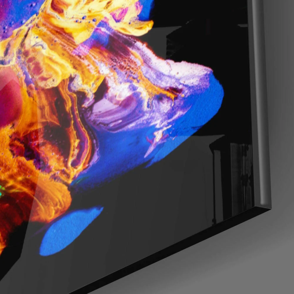 Dance of Colors Glass Wall Art - Image 3
