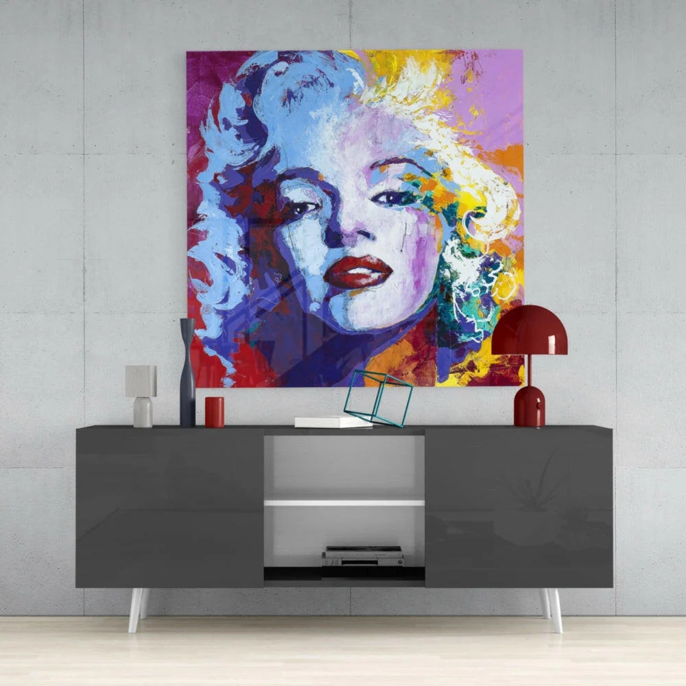 Marilyn Monroe Glass Wall Art - Image 4