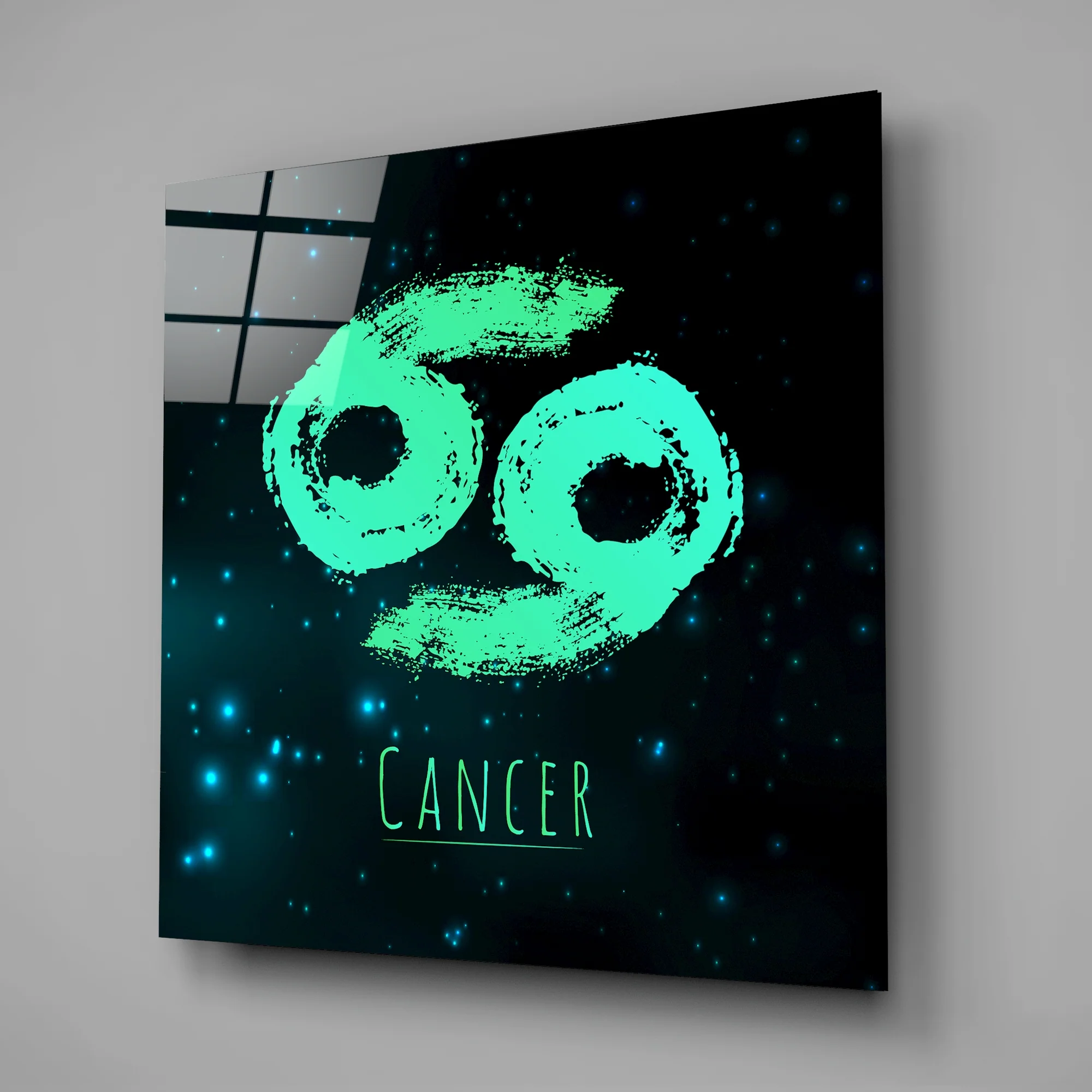 Horoscopes - Cancer Glass Wall Art - Image 2