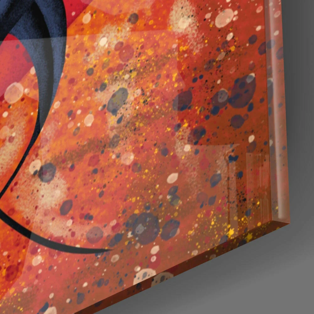 Dance of Shadows Glass Wall Art - Image 3