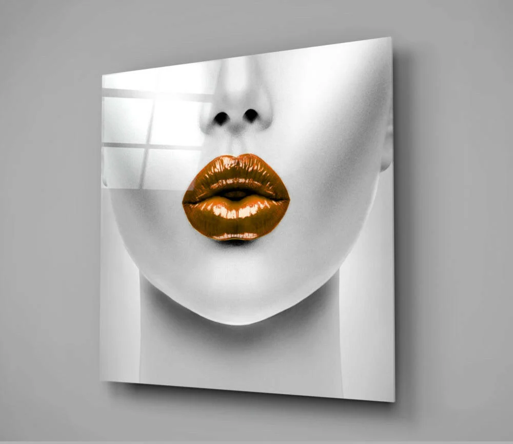 Lips Glass Wall Art - Image 2