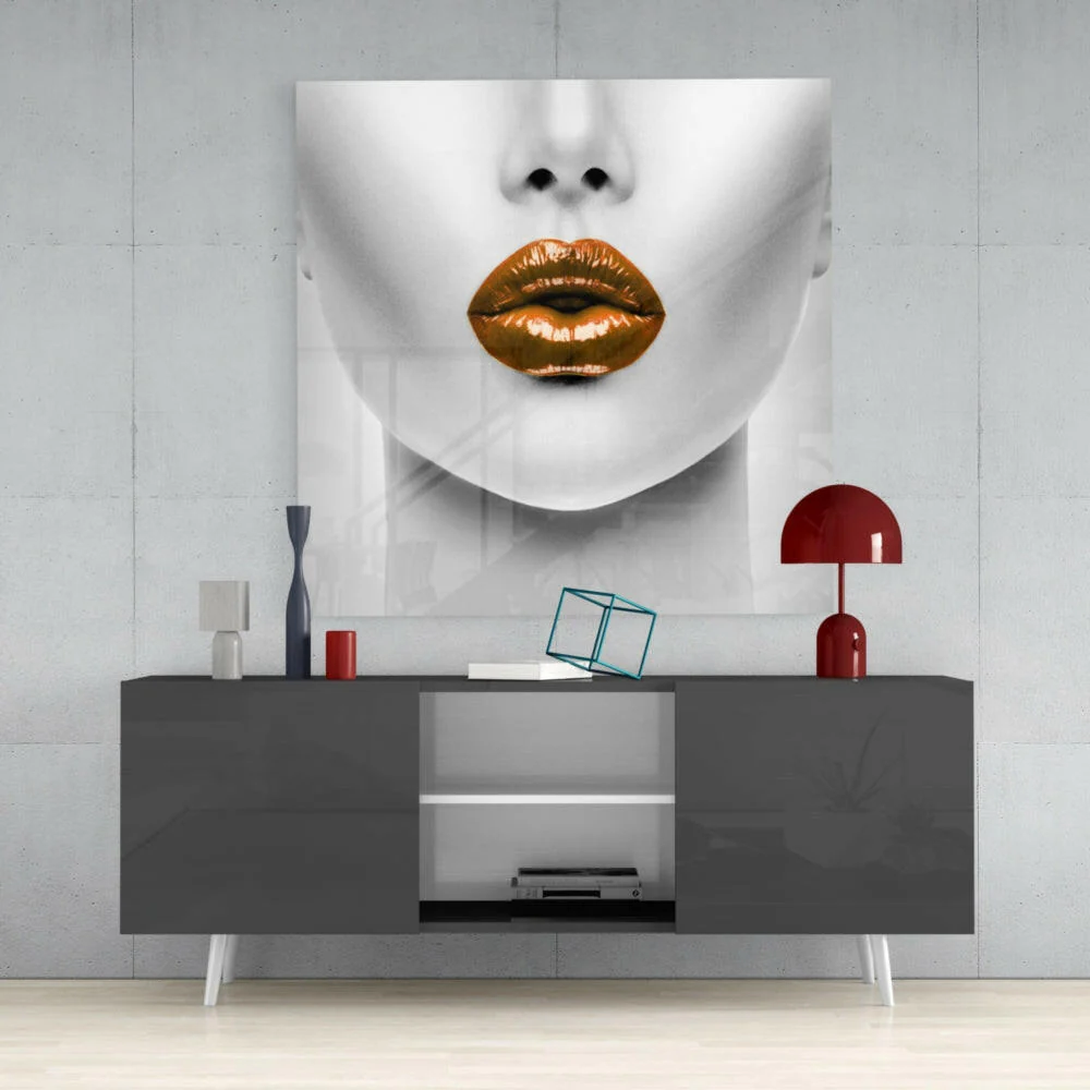 Lips Glass Wall Art - Image 4