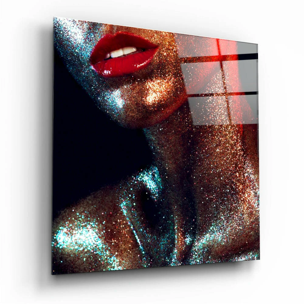 Women's Glass Wall Art