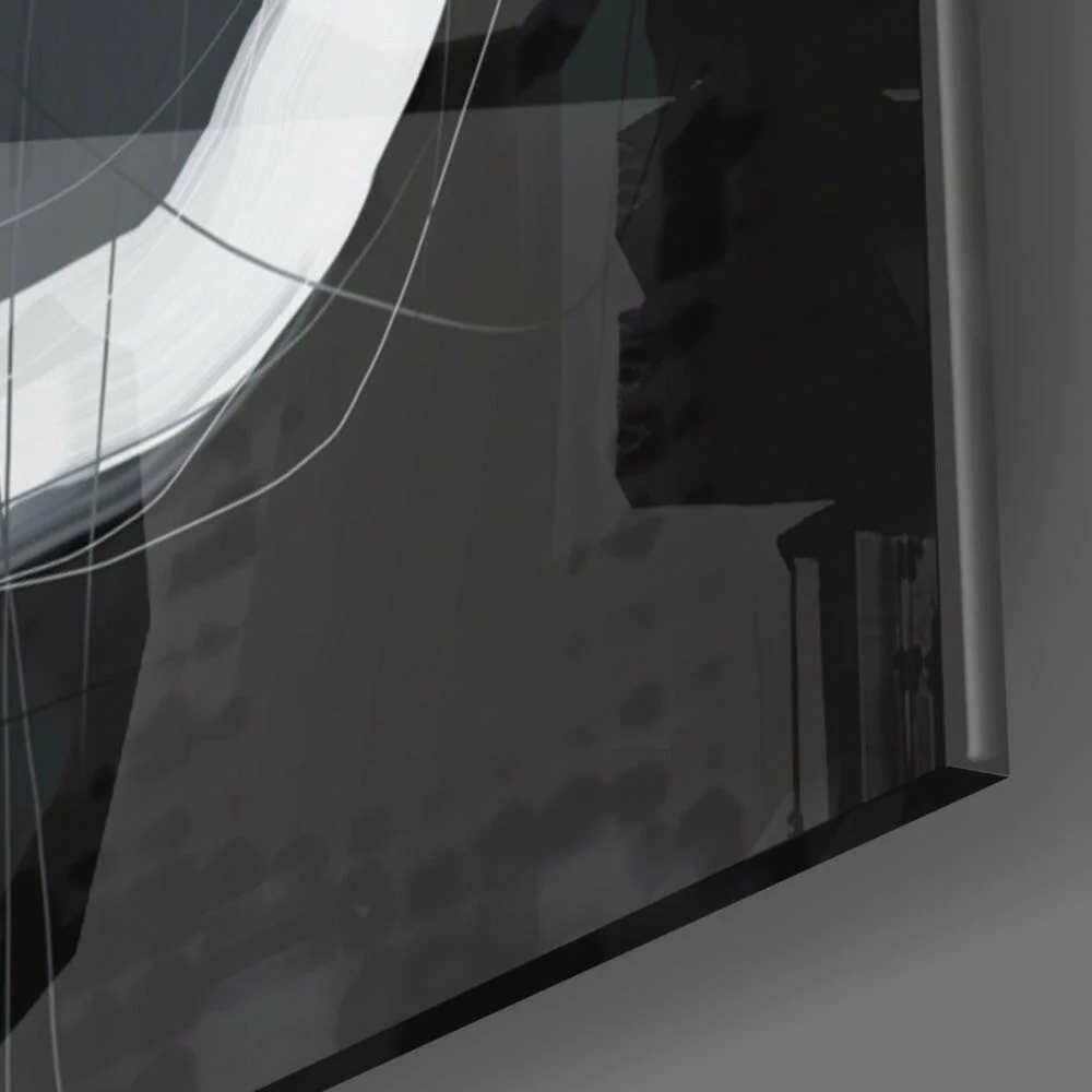 Abstract Glass Wall Art - Image 3