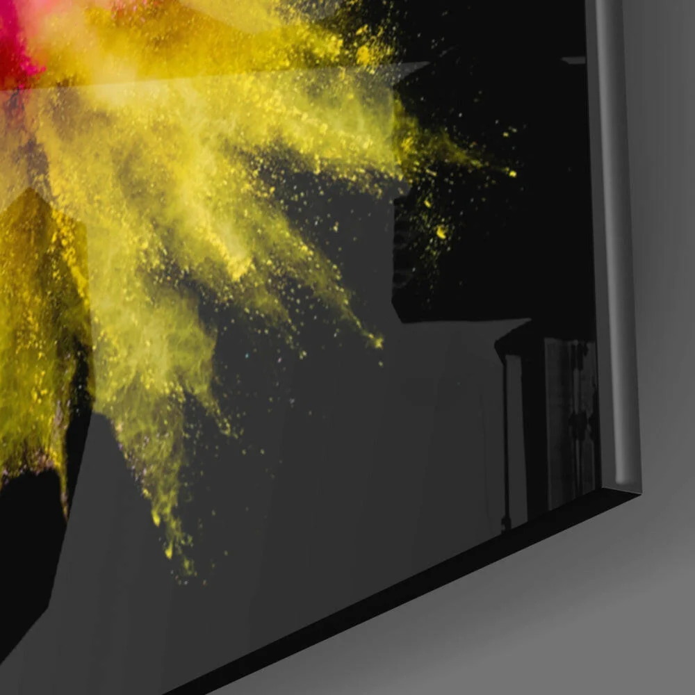 Color Explosion Glass Wall Art - Image 2