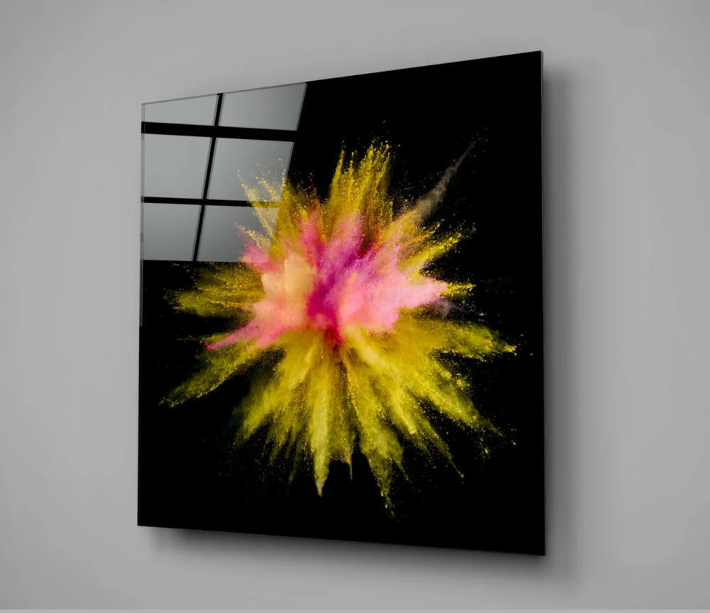 Color Explosion Glass Wall Art - Image 3