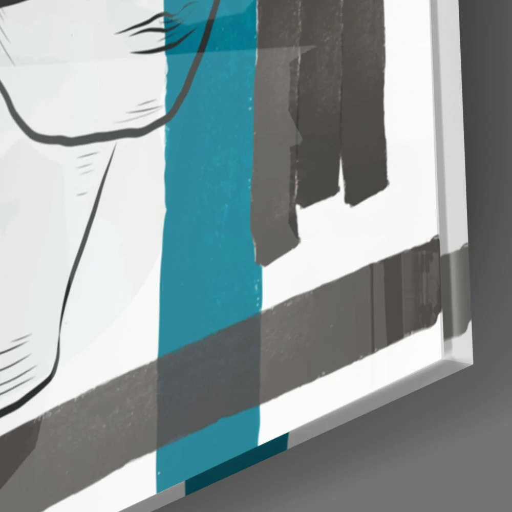 Abstract Glass Wall Art - Image 3