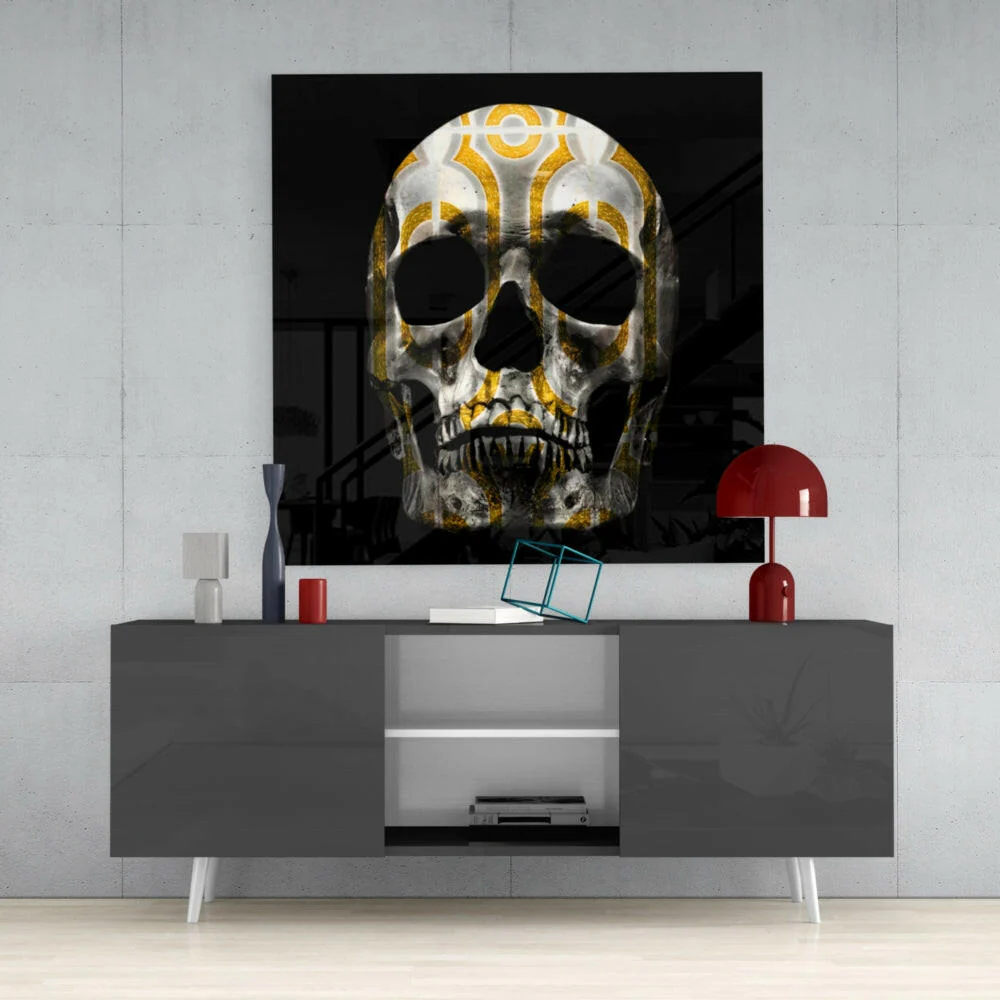 Skull Glass Wall Art - Image 4