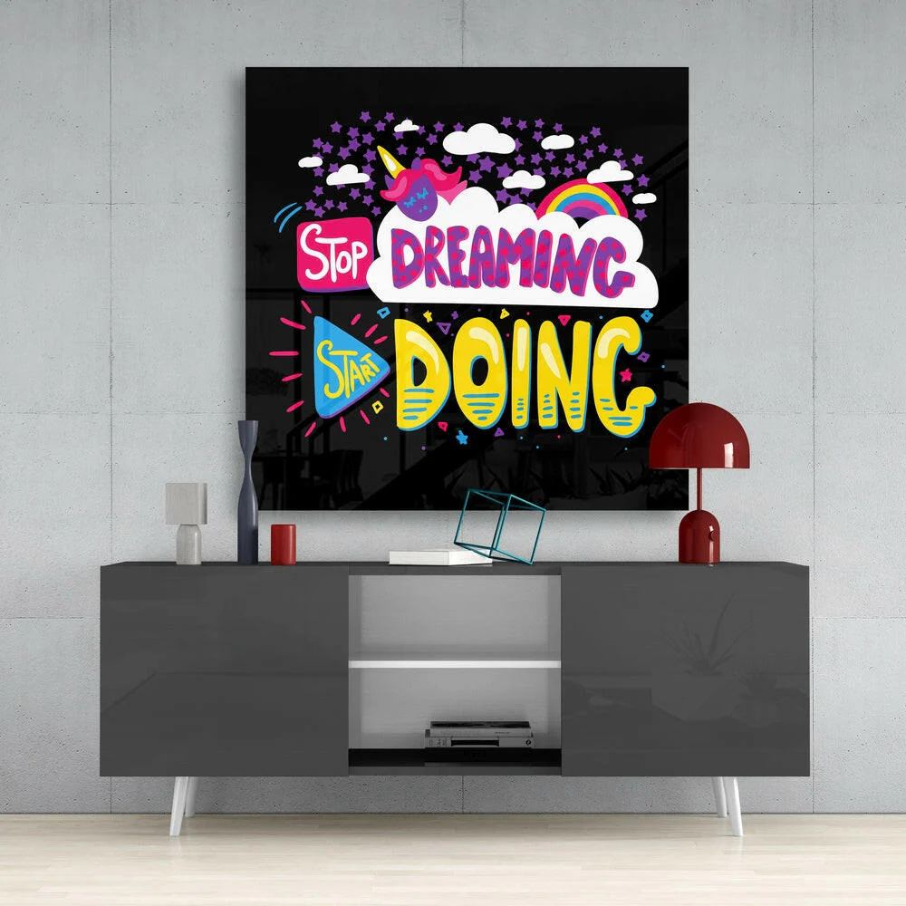 “Start Doing” Glass Wall Art - Image 4