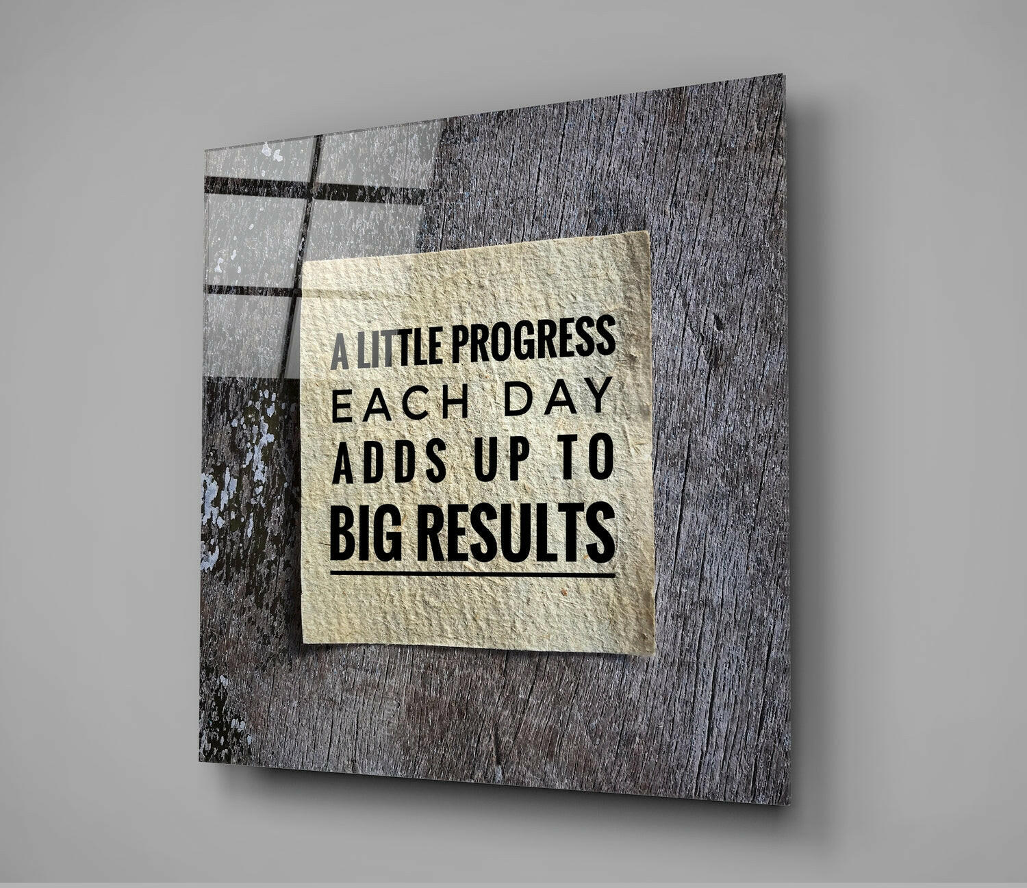 “Big Results” Glass Wall Art - Image 3