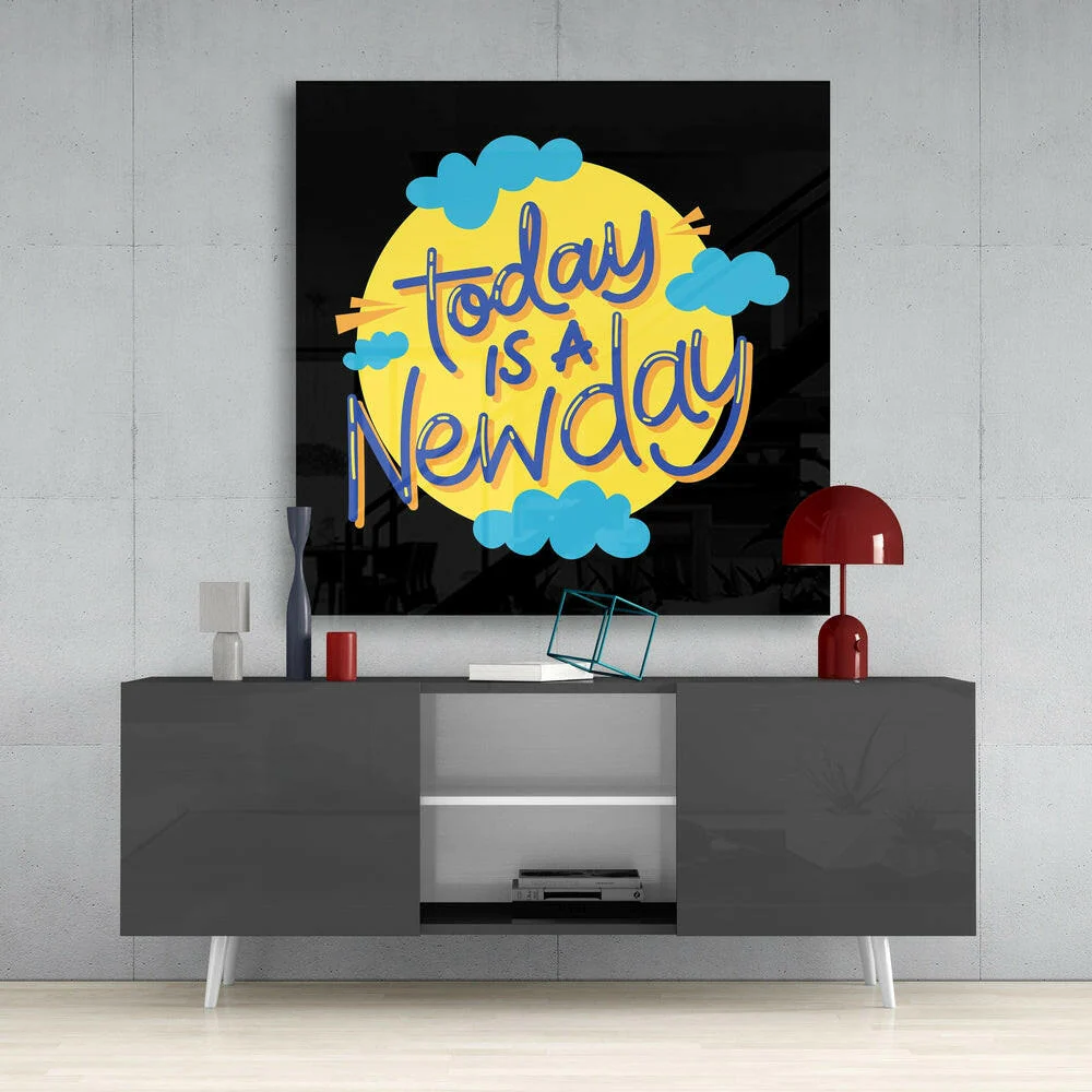 Today is a New Day” Glass Wall Art - Image 4