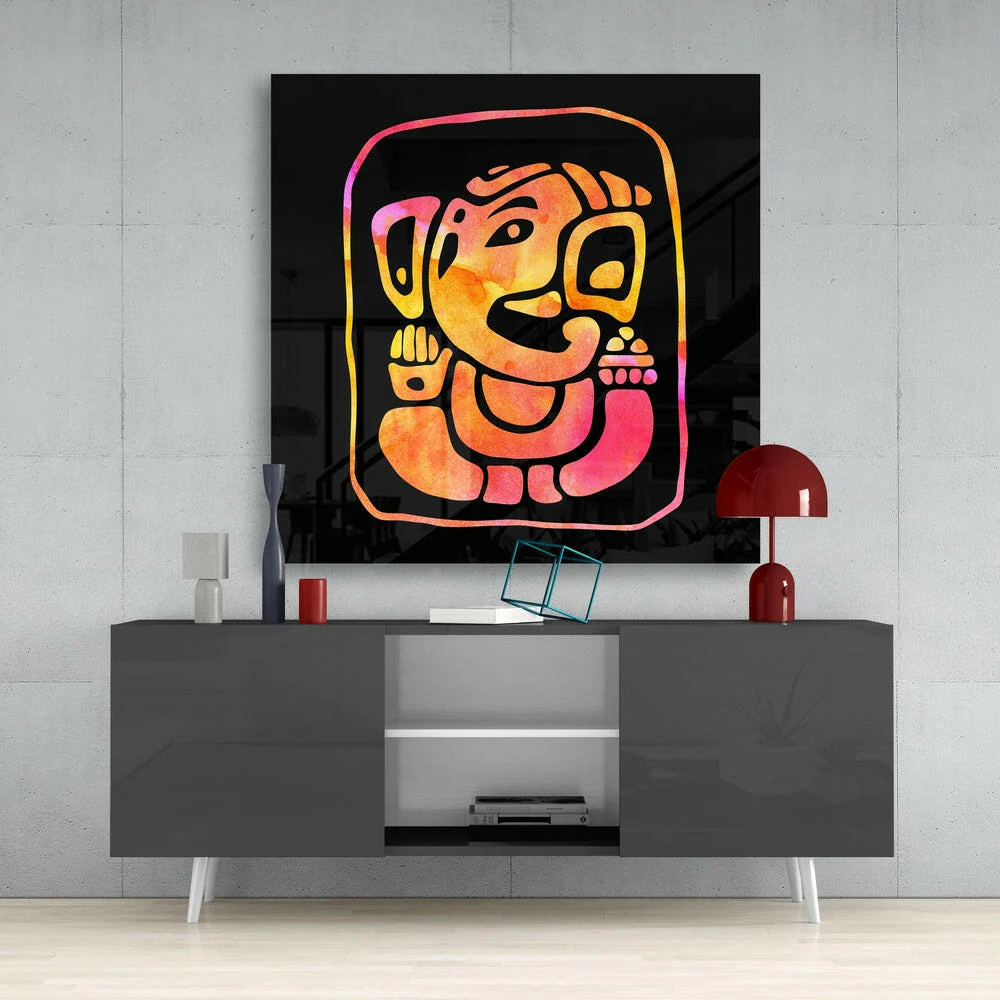 Ganesha Glass Wall Art - Image 4