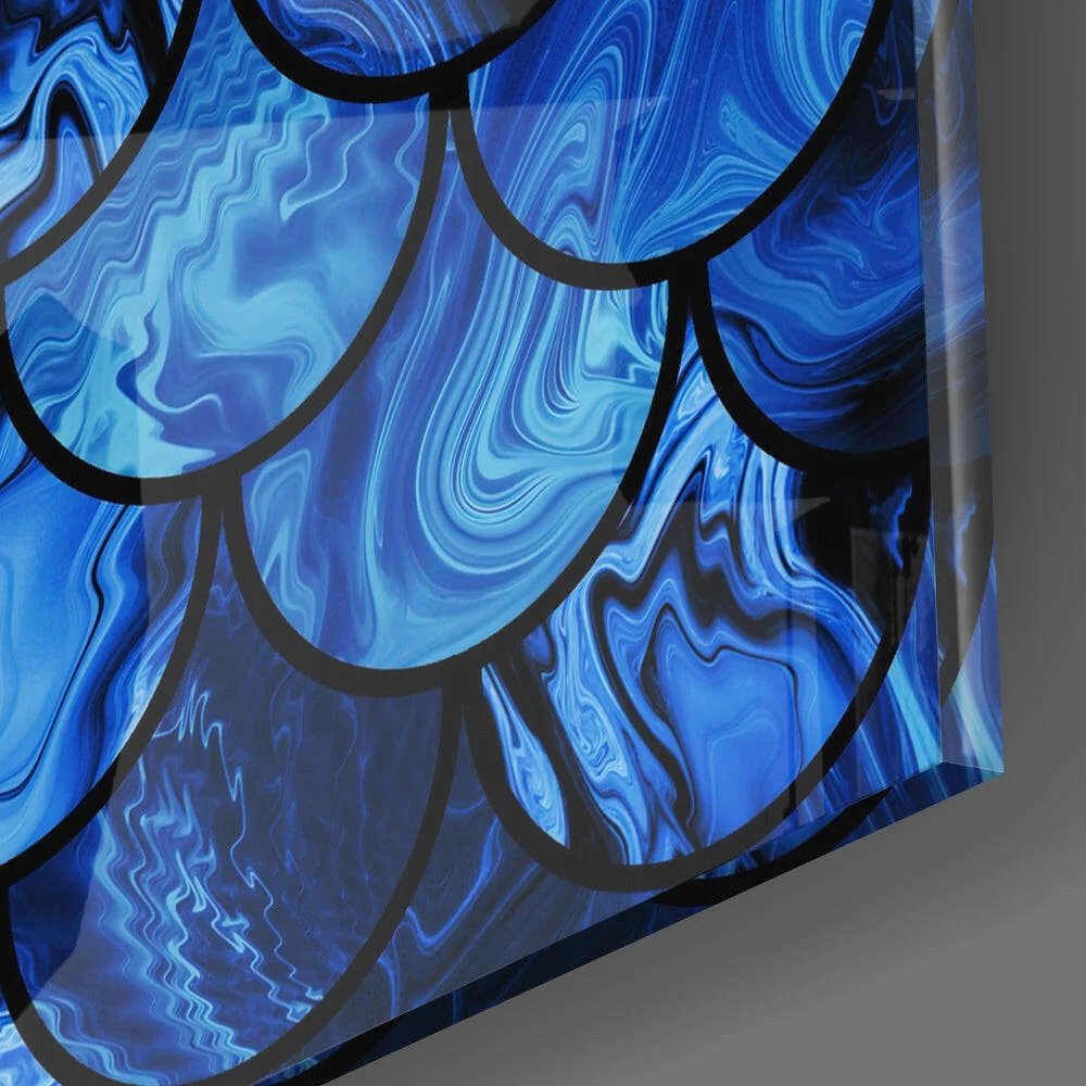 Fish Scale Glass Wall Art - Image 2