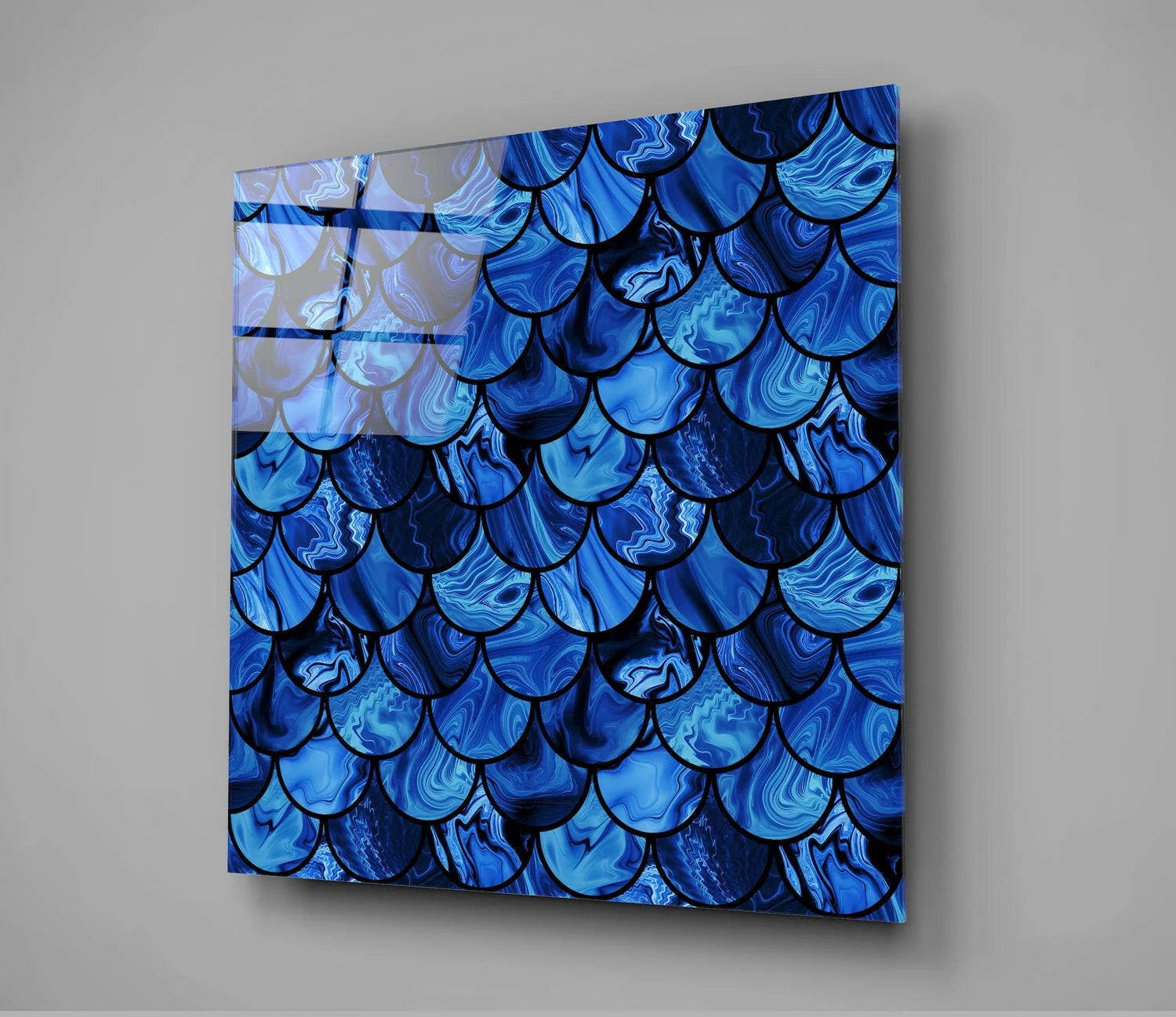 Fish Scale Glass Wall Art - Image 3