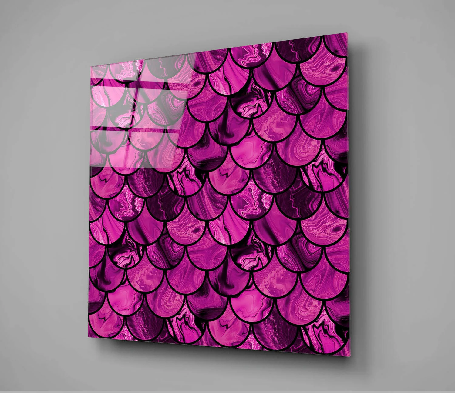 Fish Scale Glass Wall Art - Image 3