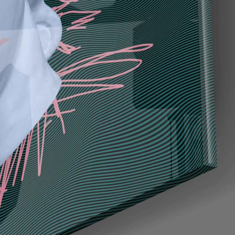 Sculpture Glass Wall Art - Image 2