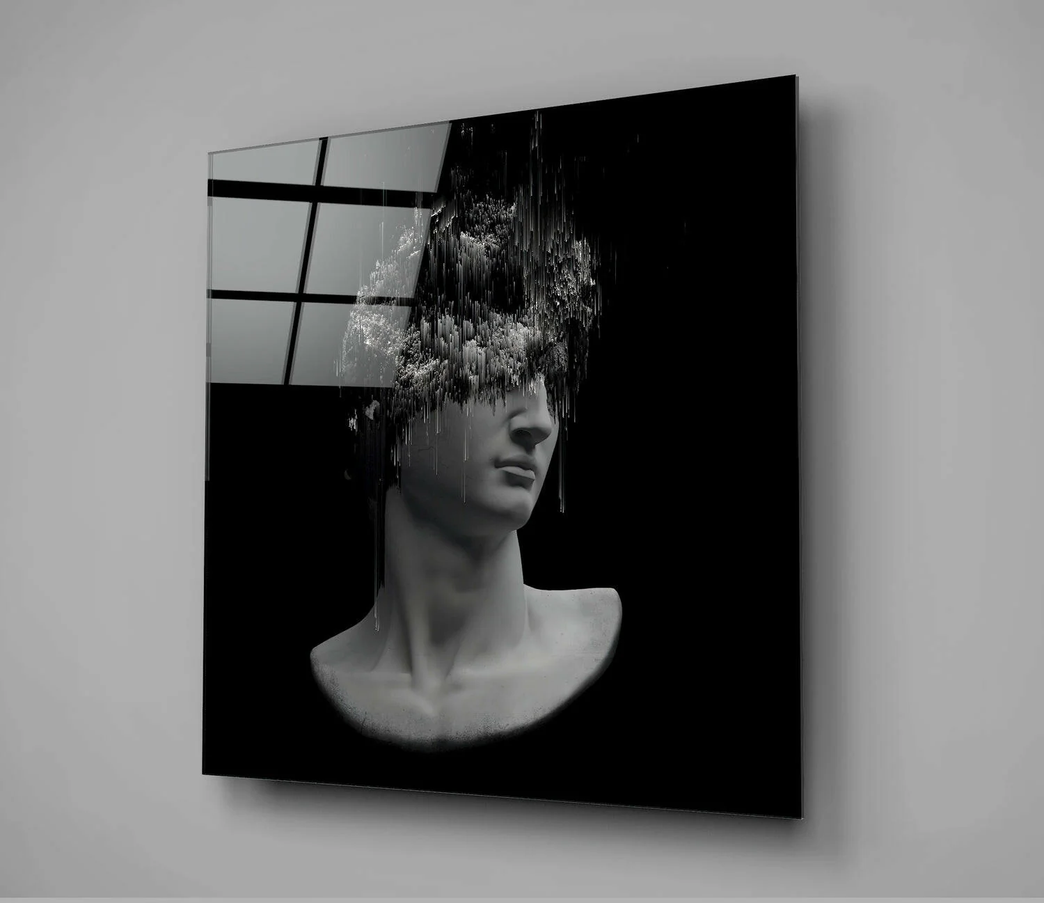 Sculpture Glass Wall Art - Image 3