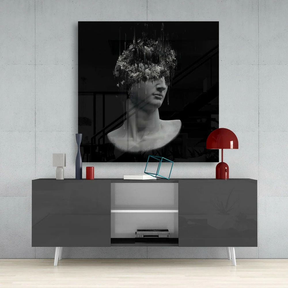 Sculpture Glass Wall Art - Image 4