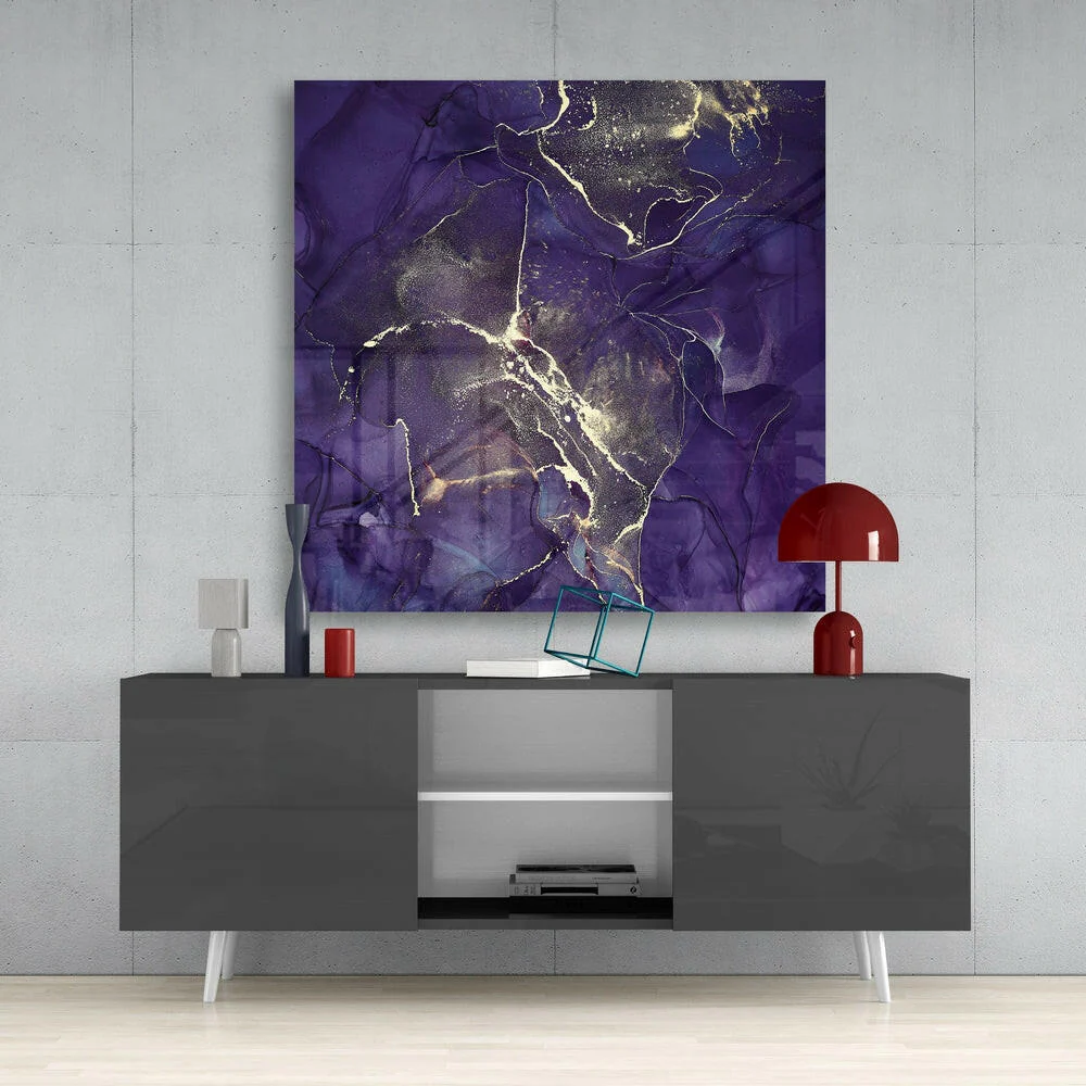 Abstract Glass Wall Art - Image 4