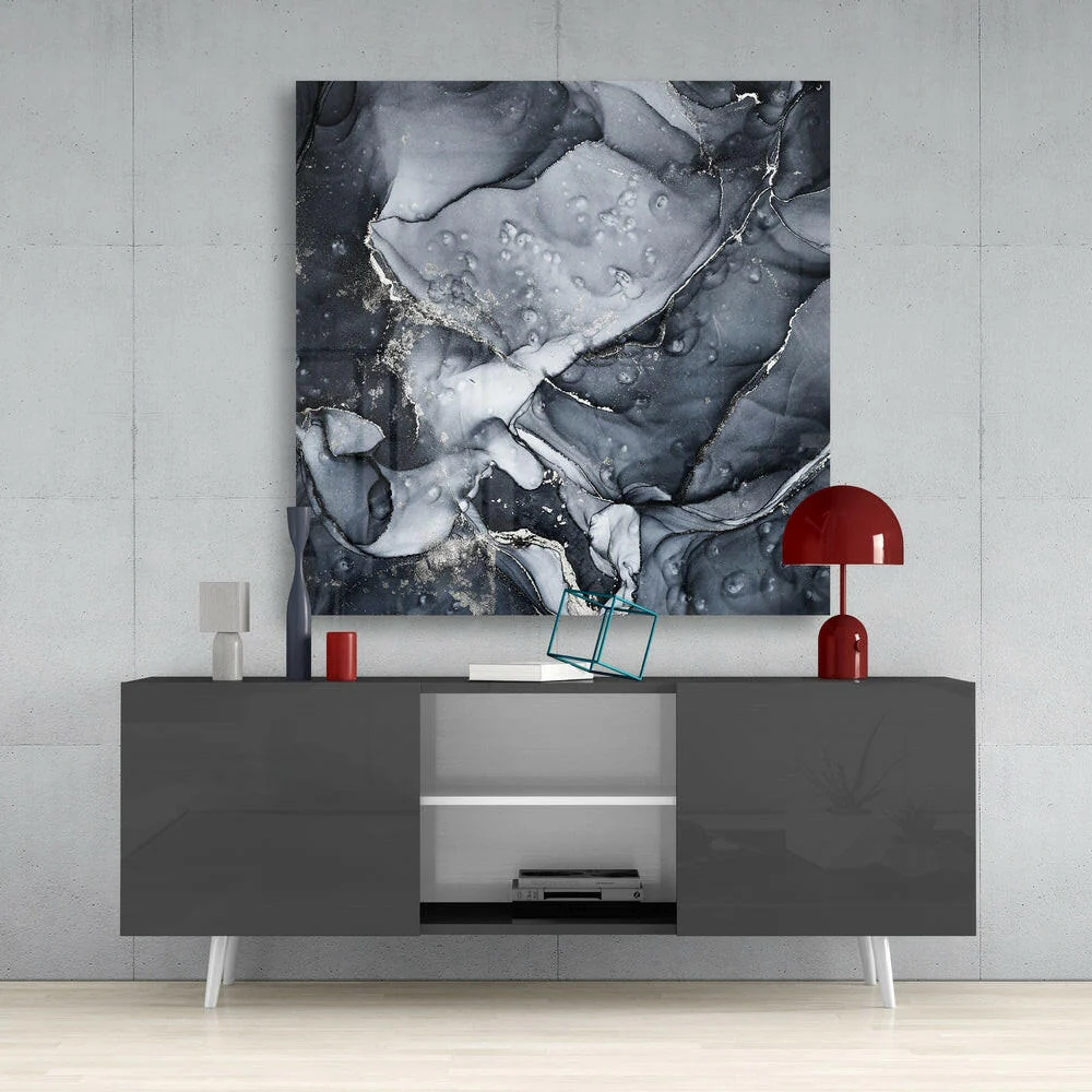 Abstract Glass Wall Art - Image 4