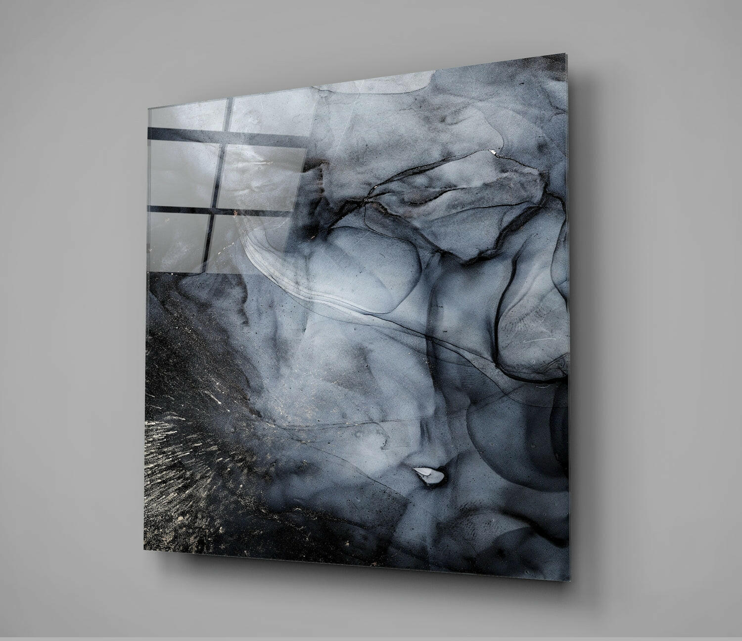 Abstract Glass Wall Art - Image 2