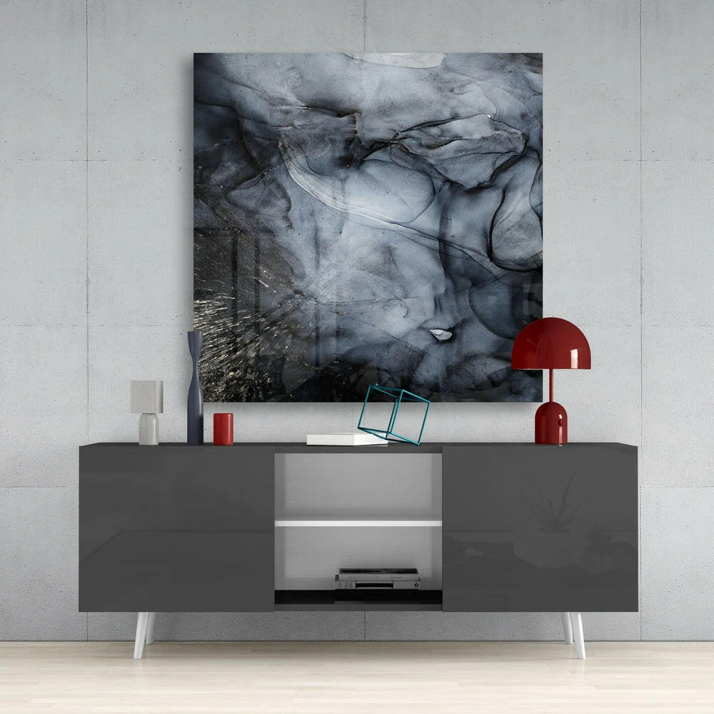 Abstract Glass Wall Art - Image 4