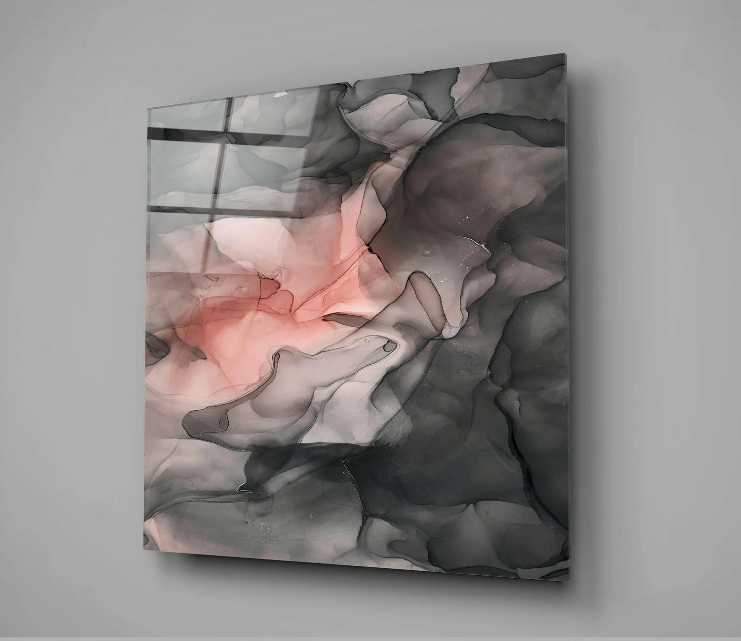 Abstract Glass Wall Art - Image 2