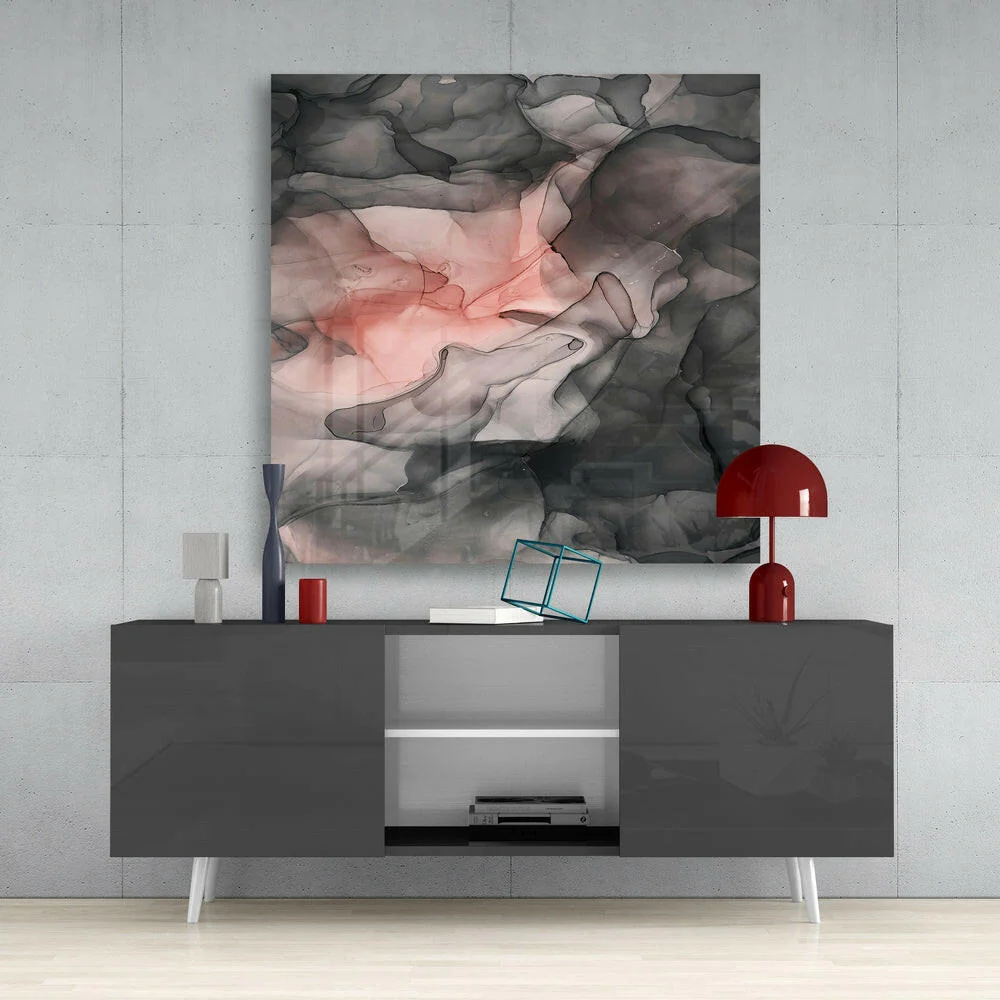 Abstract Glass Wall Art - Image 4