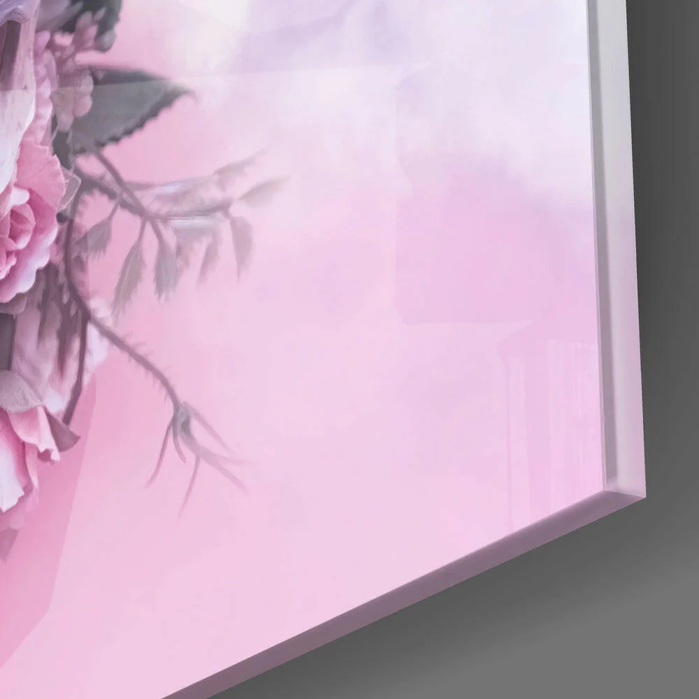 Flower Head Glass Wall Art - Image 2