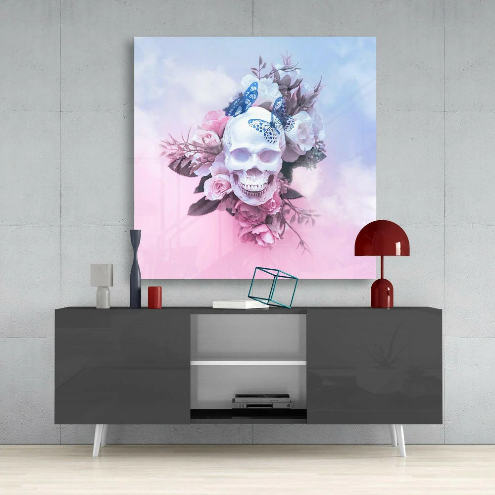 Flower Head Glass Wall Art - Image 4