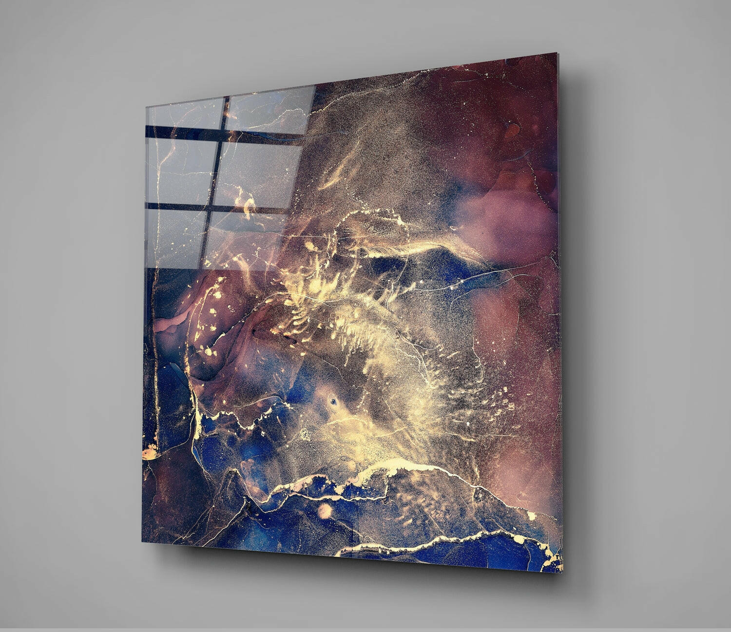 Abstract Glass Wall Art - Image 2