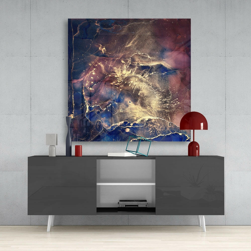 Abstract Glass Wall Art - Image 4