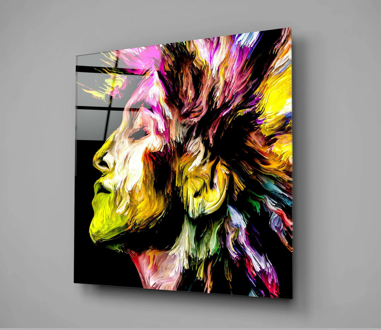 Thought Generation Glass Wall Art - Image 3