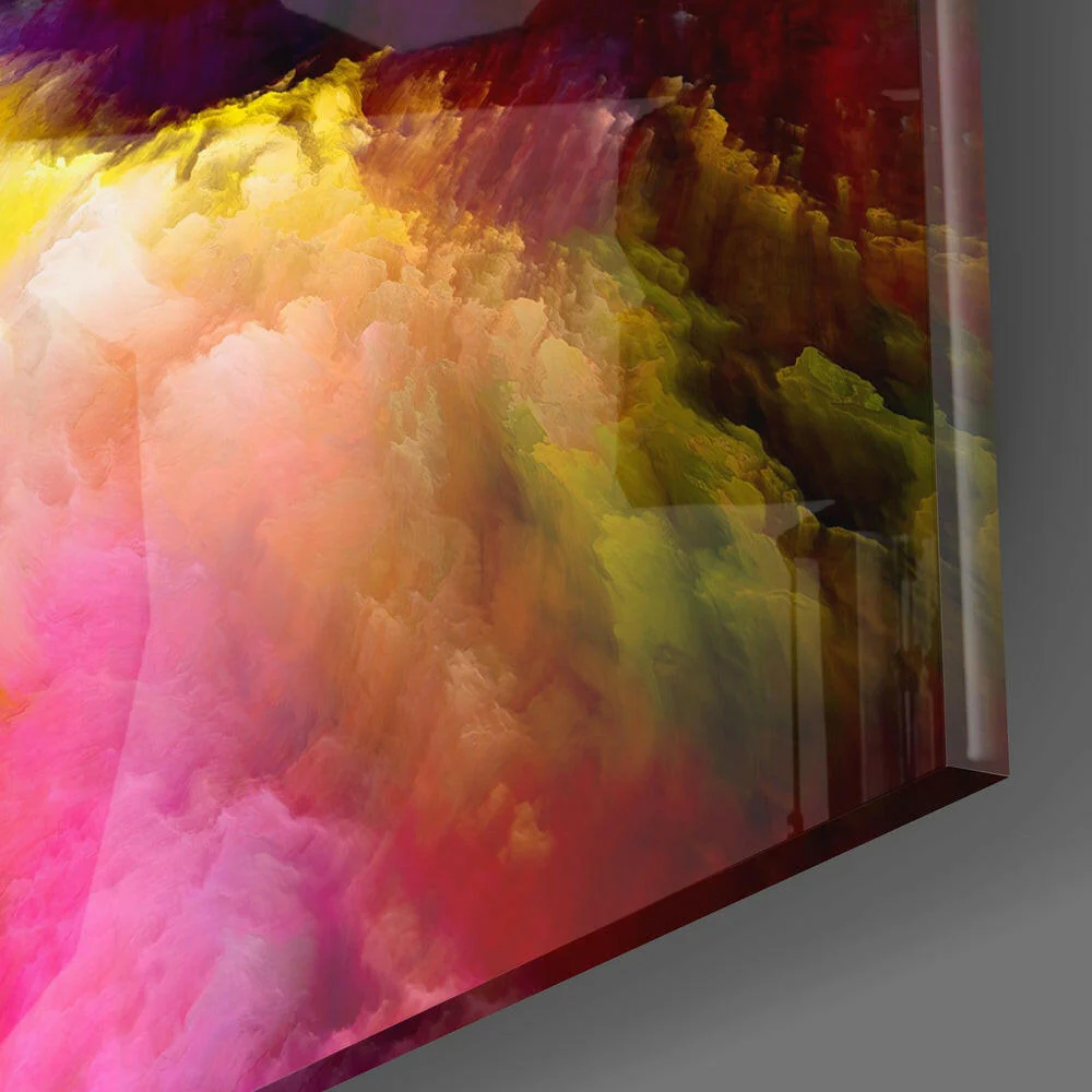 Color Explosion Glass Wall Art - Image 2