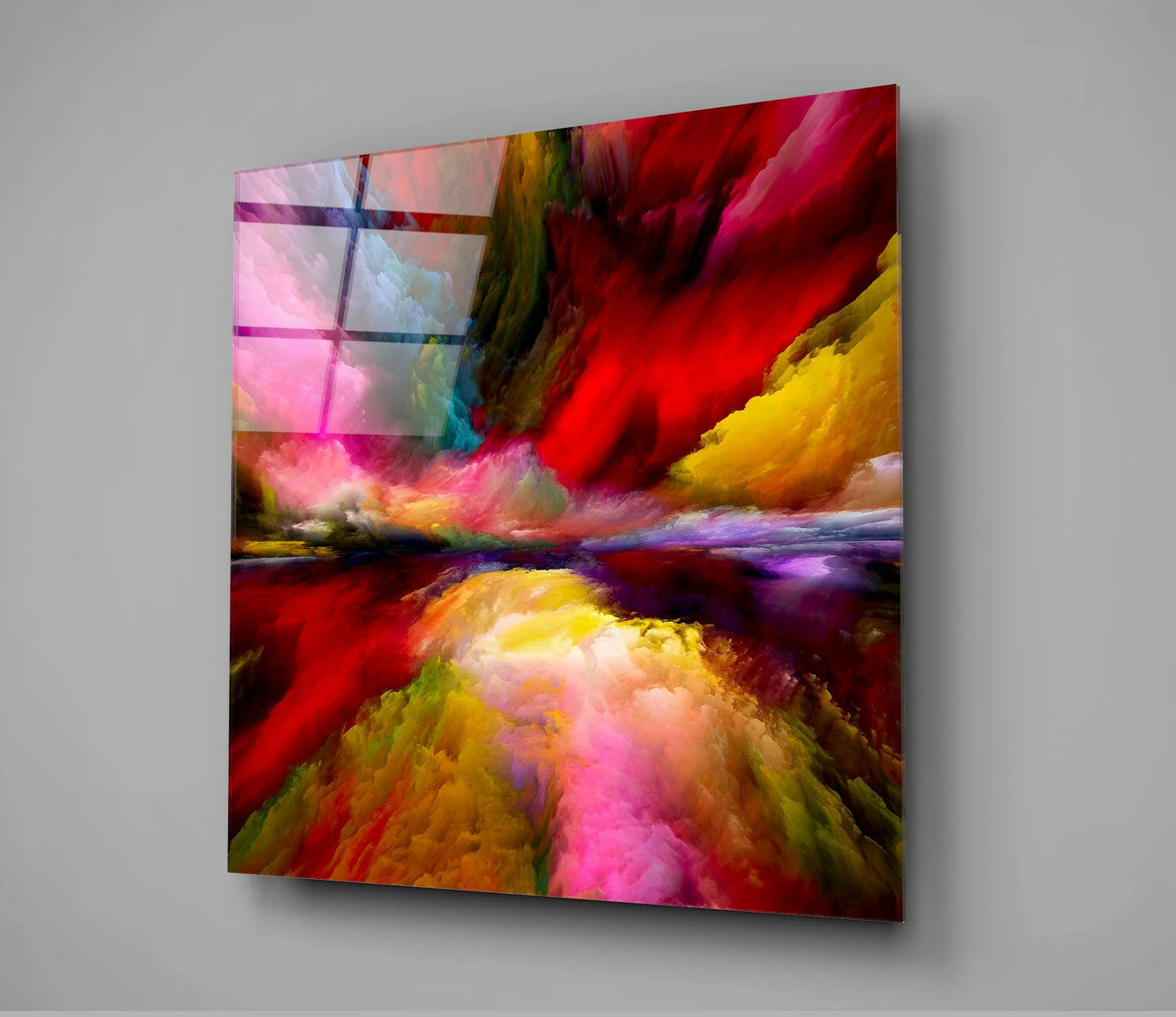 Color Explosion Glass Wall Art - Image 3