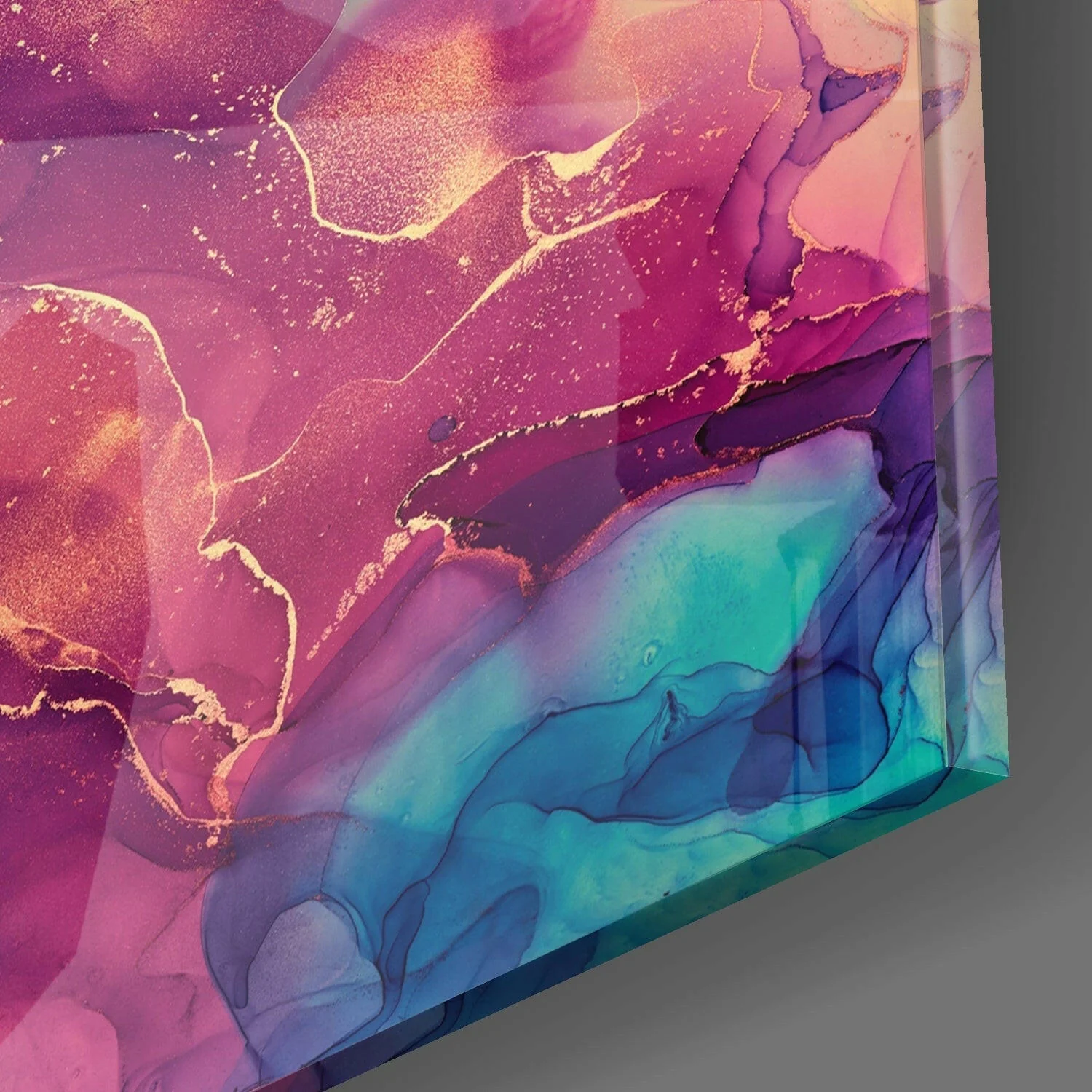 Glory of Pink Glass Wall Art - Image 2