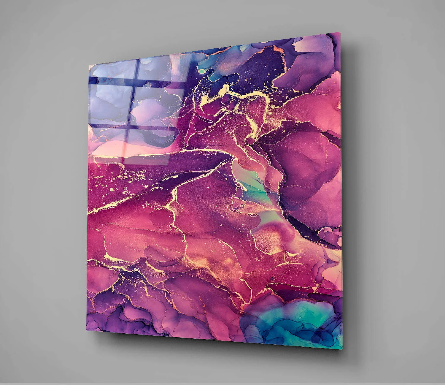 Glory of Pink Glass Wall Art - Image 3
