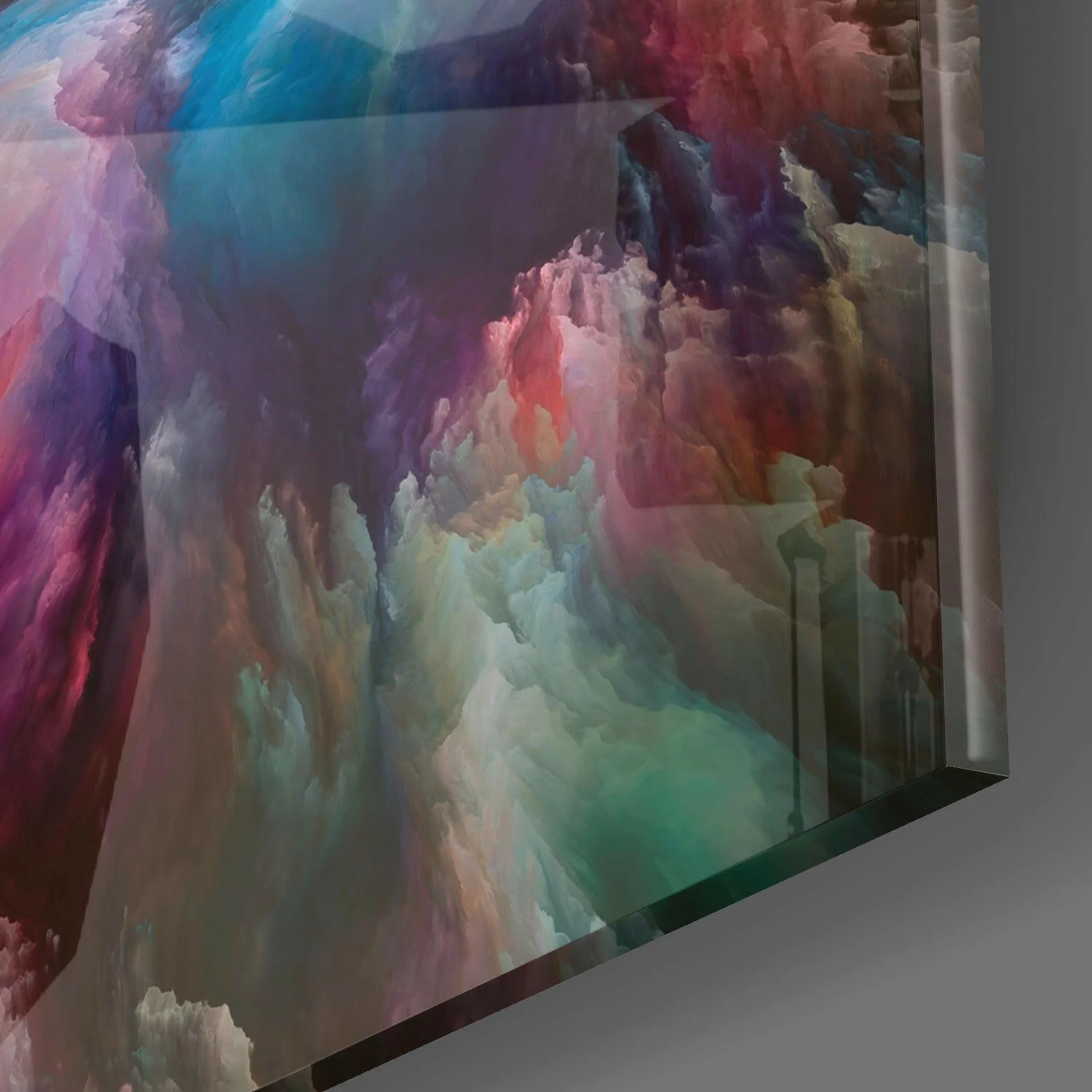 Color Explosion Glass Wall Art - Image 2