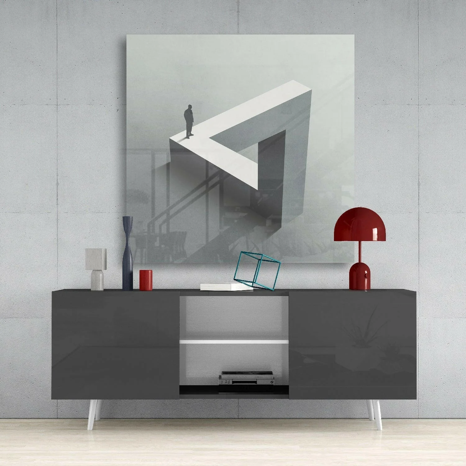 Dead End Glass Wall Art - Image 4