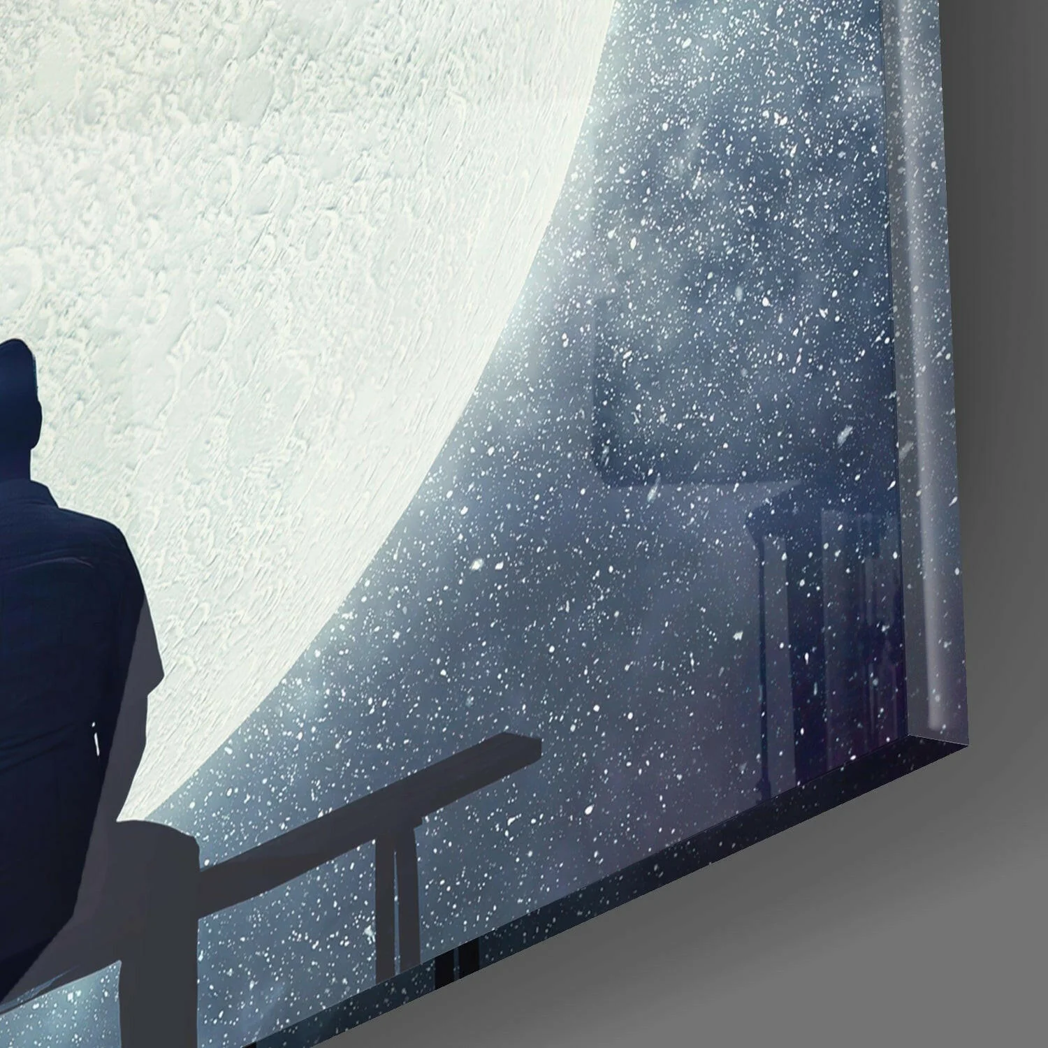 Full Moon Glass Wall Art - Image 2