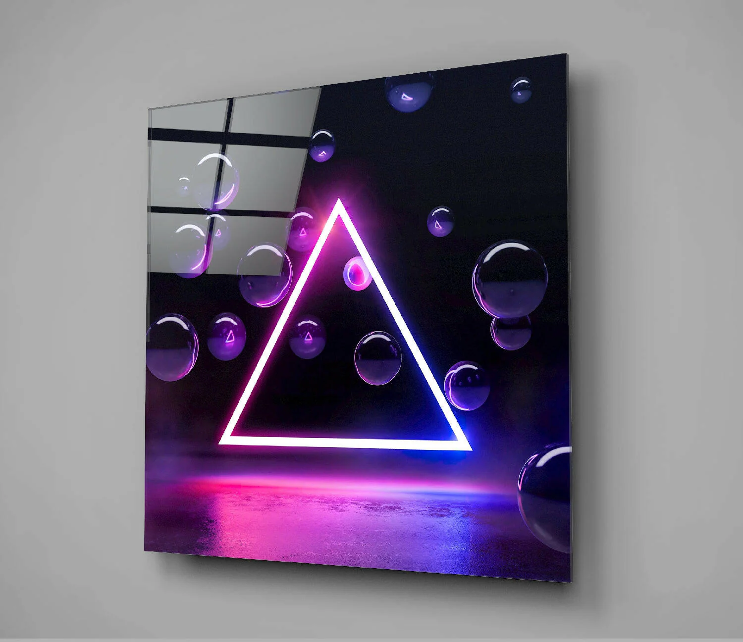 Triangle Glass Wall Art - Image 3