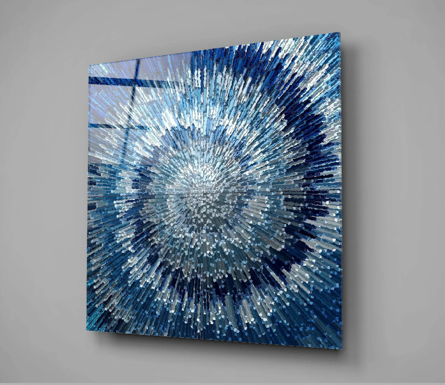 Cycle of Blue Glass Wall Art - Image 3