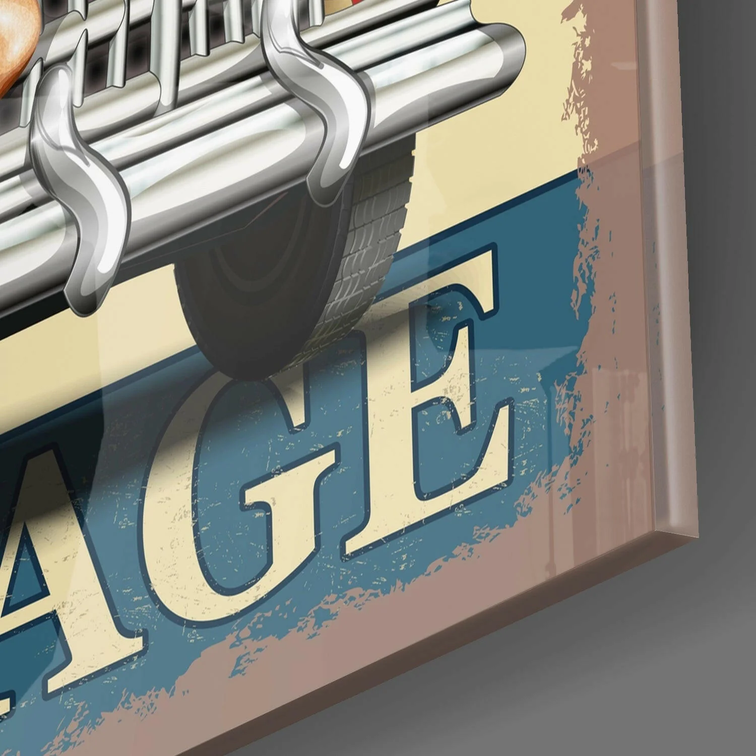 Retro Glass Wall Art - Image 2