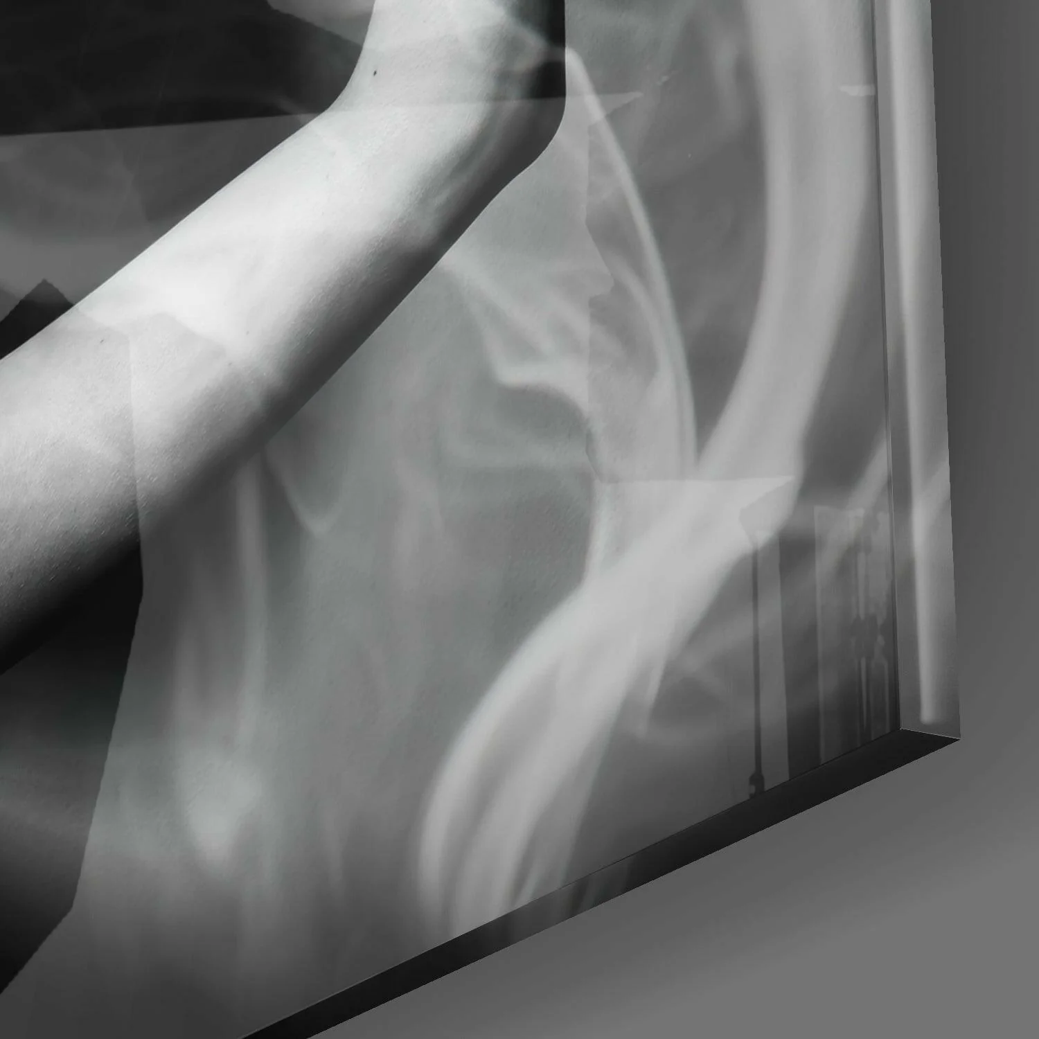 Smoke Dancing Glass Wall Art - Image 2