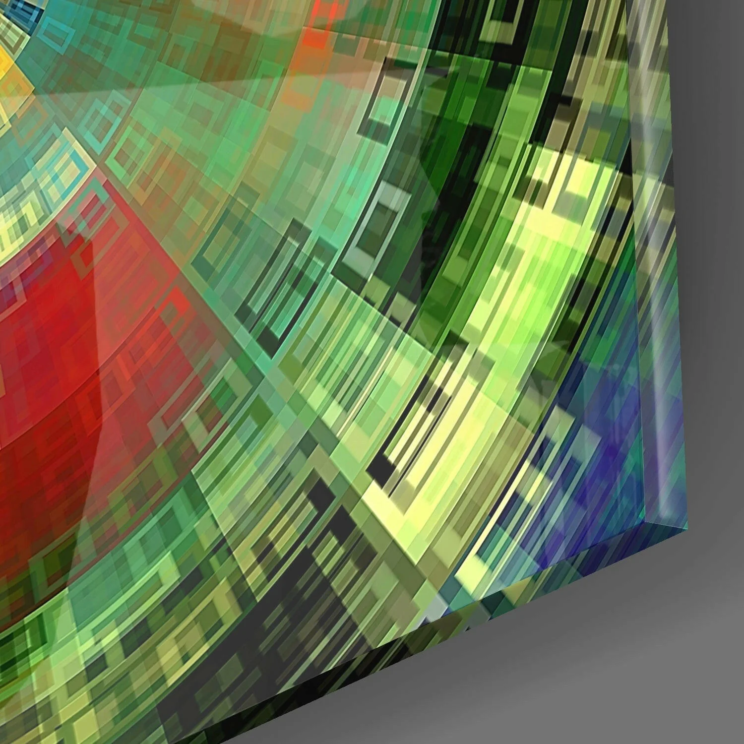 Color Wheel Glass Wall Art - Image 2