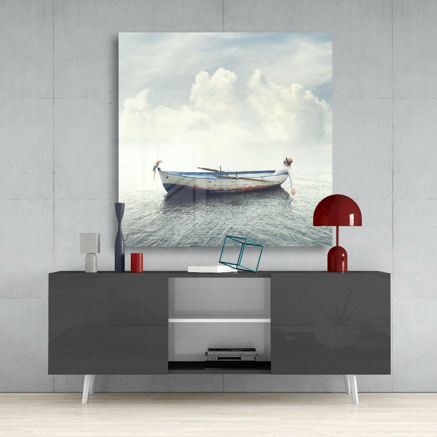 Marine Glass Wall Art - Image 4