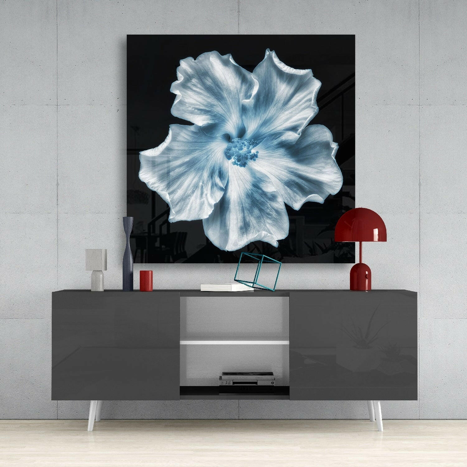 Flower Glass Wall Art - Image 4